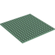 Lego destička 16x16, pískově zelená (6382507)
